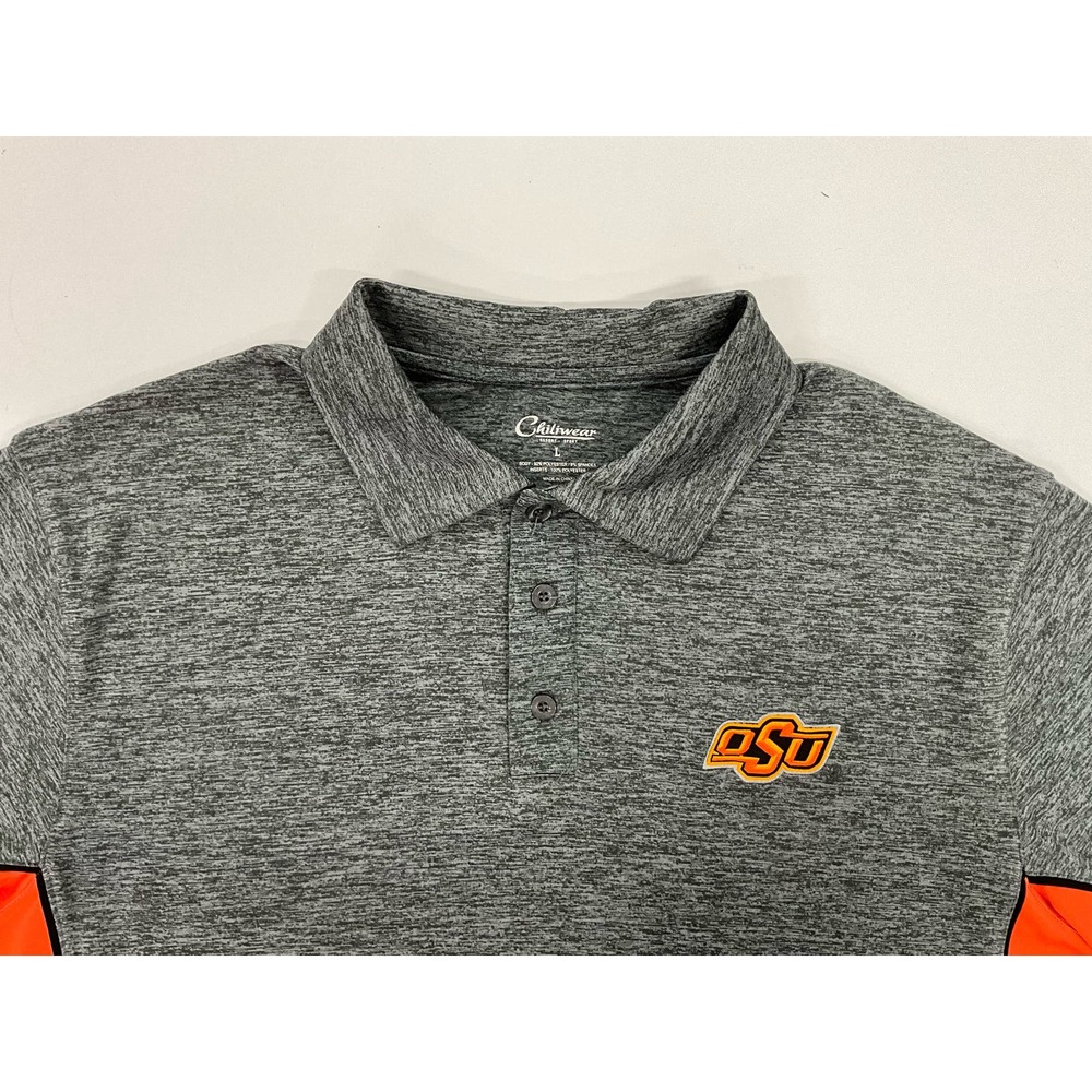 Men’s OSU Collegiate Polo Men’s Chiliwear Resort*Sport Shirt Size Large - Picture 4 of 10